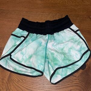 Lululemon Tie-Dye Tracker Running Shorts with Liner